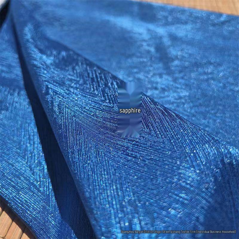 Herringbone Solid Color Twill Jacquard Fabric for Hanfu and Cheongsam Skirts