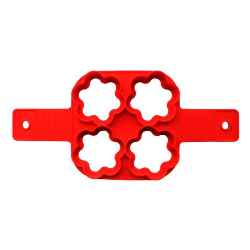 Silikon Antihaft-Ei-Former Omelett Fantastische Ei-Pfannkuchen-Maker-Ring Küche Backen Omelett-Formen Flip Herd Form