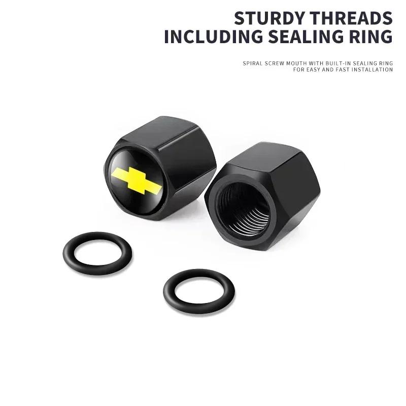 Car Keychain Keyring Tire Valve Cap Car Styling Accessories For Chevrolet Spark Captiva Cruze Malibu Equinox Trax Camaro Blazer