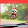 Creative Acrylic Cartoon Owl Car Rearview Mirror Decoration For Unique Interior Style