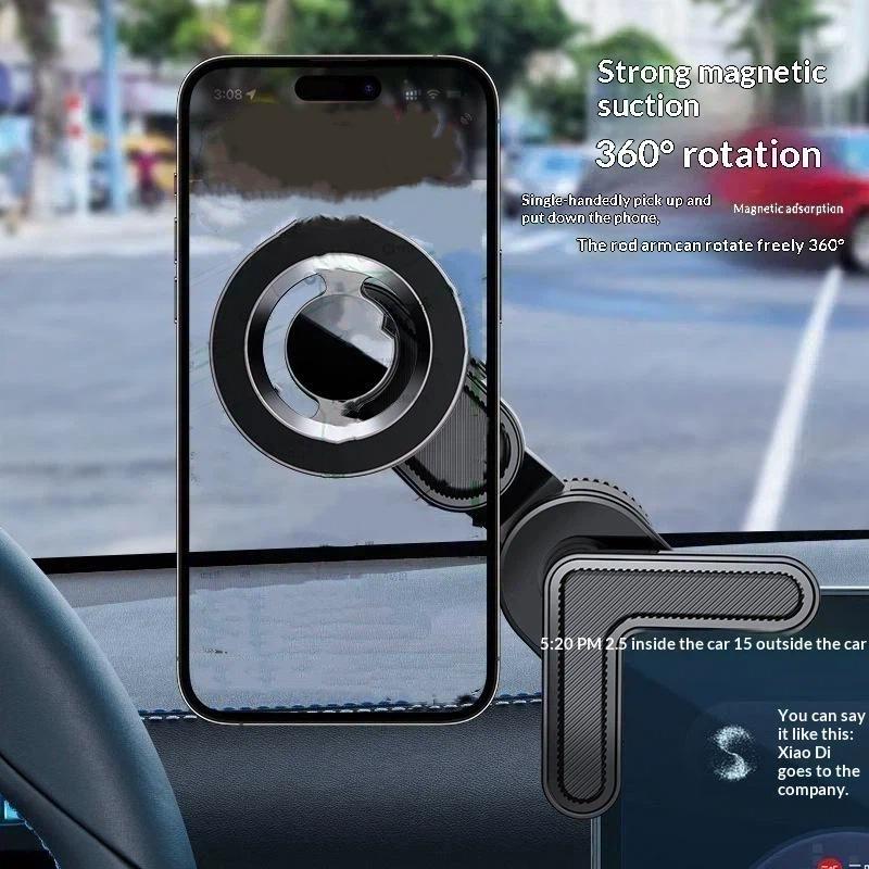 Universal Car Display Screen Phone Mount Magnetic 360 Degree Rotation Adjustable Holder for GPS  Road Trips