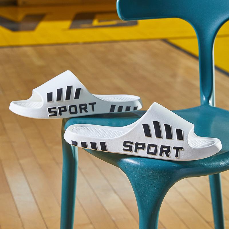 Summer Slippers Men's Indoor and Outdoor Wear Cool Slippers One-word Slippers EVA Sports Slippers Ins Slippers Men
