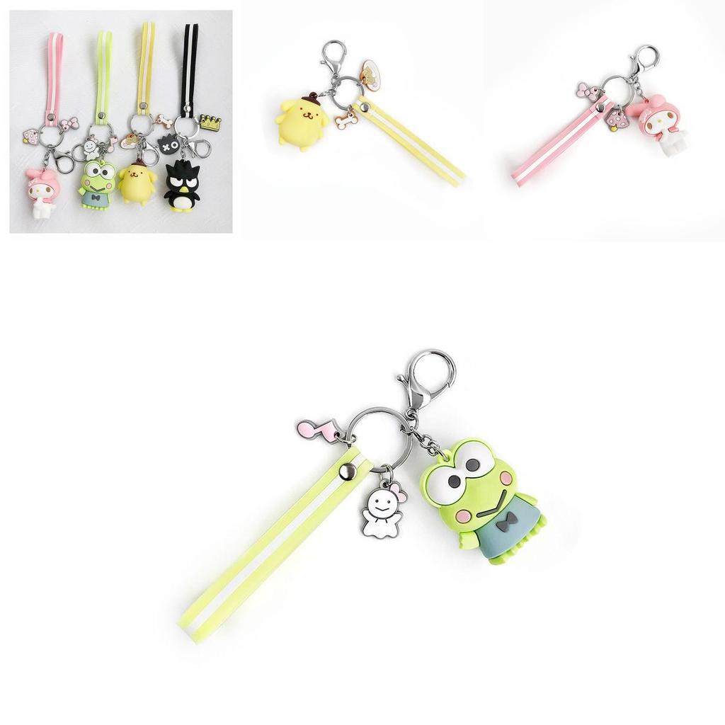 Sanrio Cute Silicone Key Chain Melody Bag Pendant Accessory