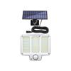 Solar Motion Sensor Wall Lamp: Waterproof Outdoor Lighting for Gardens, Garages, and Streets