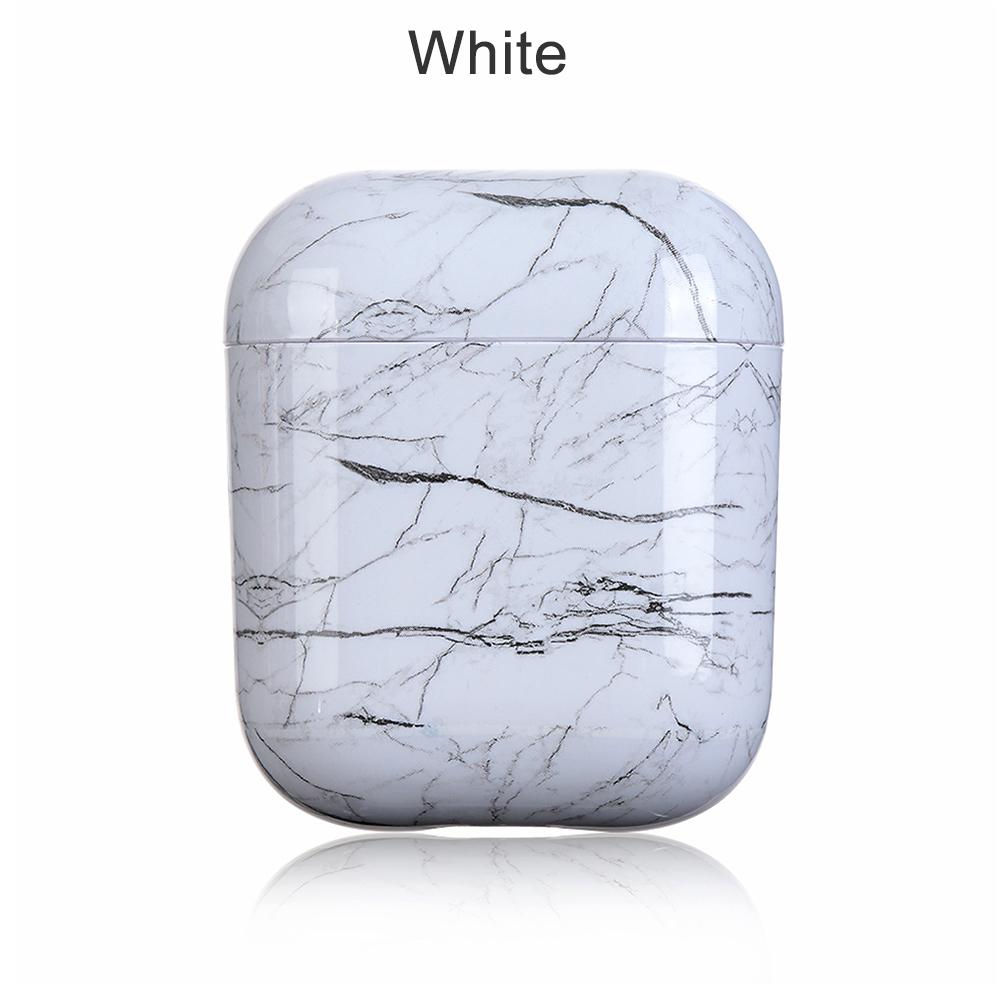 Fashion Charging Box Dust Guard Hard PC Protective Case Cover Bag Shell Marble Stone