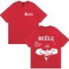 Rapper Beele Borondo 2026 Magliette Uomo Moda T-Shirt Cotone Stampa Double Face Casual Manica Corta Abbigliamento Casual