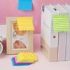 200sheets Line Sticky Notes 4 Colors Portable Student Note Marker Writing Sticky Notes Self-Adhesive Easy To Apply Notepad