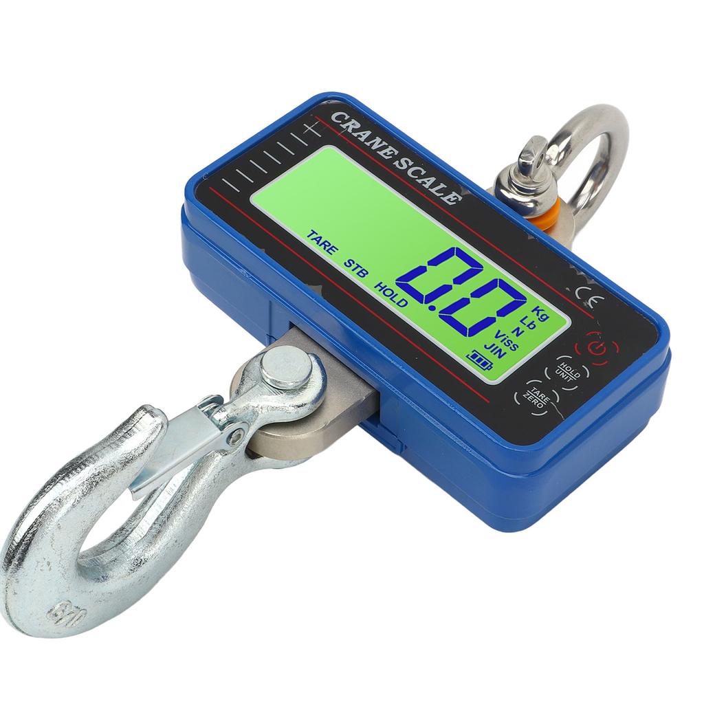 Cantar electronic pentru macara Senzor de înaltă precizie Ecran LED Wireless Cârlig de agățare 1500 kg Albastru