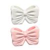 Bowknot Shape Ceramic Toothbrush Holder for Home and Bathroom Countertop Bowknot Decoration