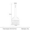 White Steel Diamond Awl 3-4-5-6mm Handmade Leather Hole Punch Tool for DIY Leather Craft and Hand Sewing