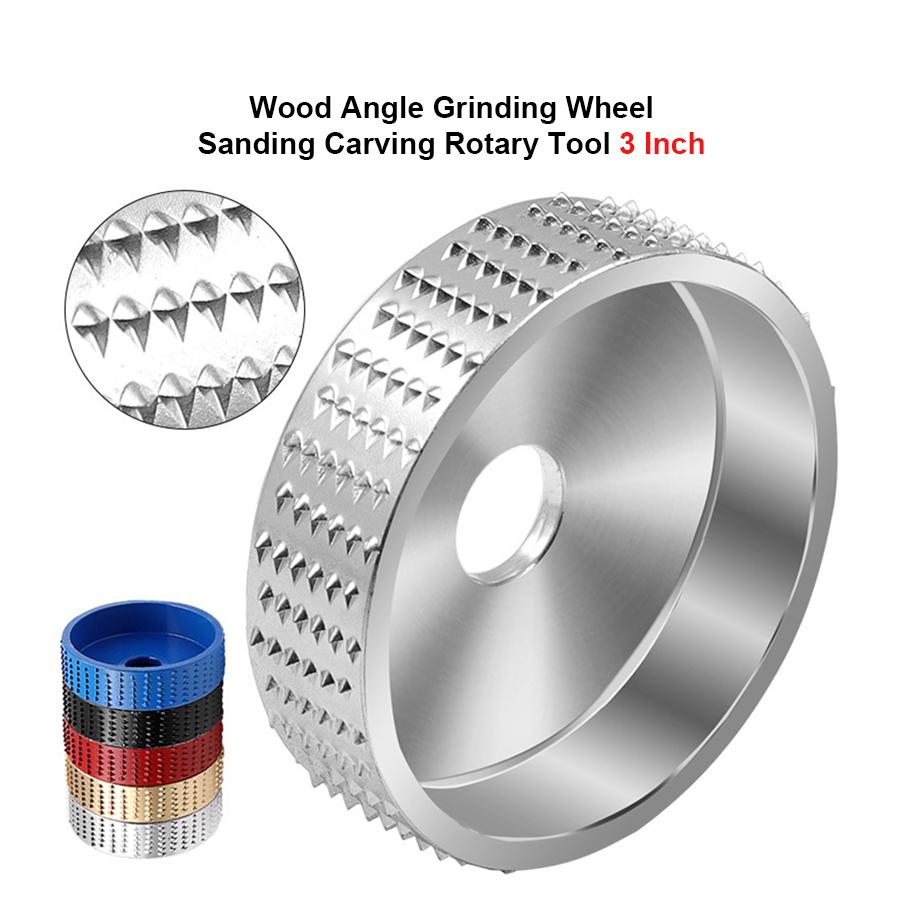 Cemented Carbide Angle Grinder Polishing Disc Round Wood Angle Grinding Wheel Abrasive Disc Carbide Coating Sanding Carving Rotary Polish Tool