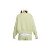 Nike Solid Color Casual Loose-Fit Sweatshirt for Women in Green