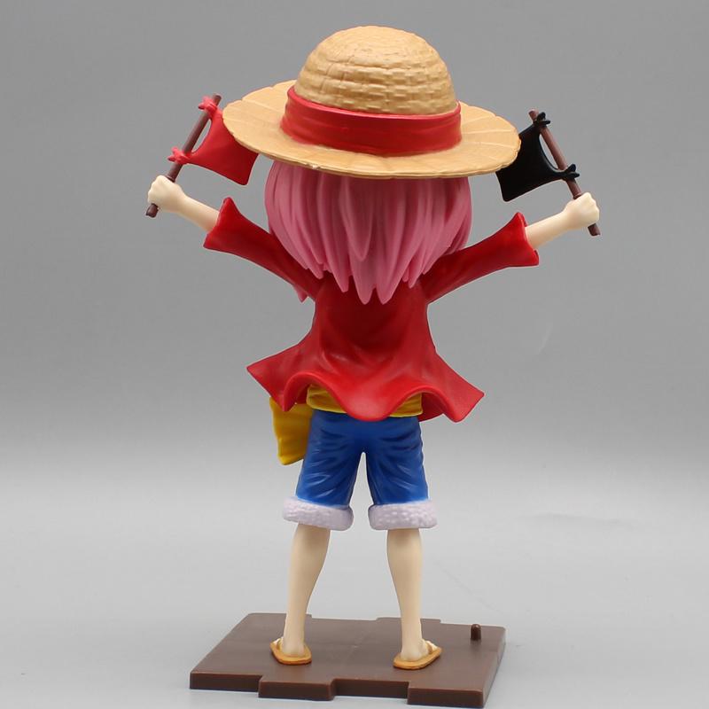 18cm Anya Forger Action Figure Cos Luffy Straw Hat Kawaii Doll Statue Model Collection Toy Gifts