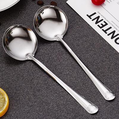 1Pc Manico Lungo Cucchiaio Da Minestra Mestolo Cucina di Casa Stoviglie Cucchiai In Acciaio Inox Scoop Colino Utensili Da Cucina Utensili Da Cucina