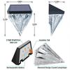 Diamond Solar Fence Light Solar Deck Light Outdoor Waterproof Solar Step Light Solar Wall Light For Garden Yard Patio Stair Post