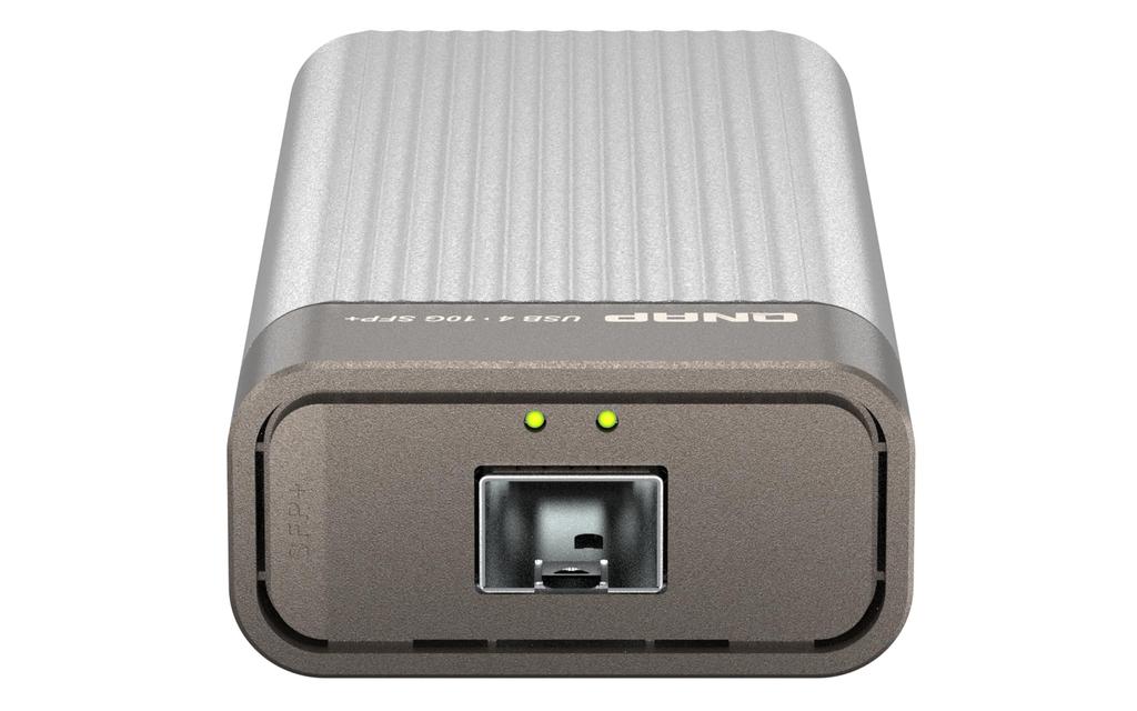 QNAP QNA-UC10G1SF Windows/Mac PC/QNAP Thunderbolt™ 4/USB4 NAS 10GbE Network SFP+ Adapter