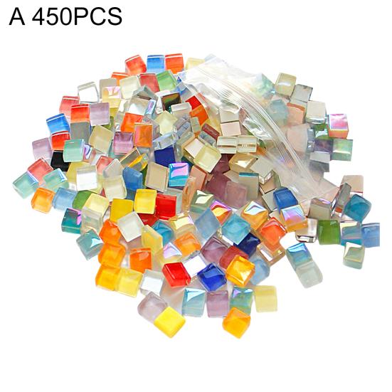 450 ks mozaikových dílků Vysoká odolnost Živé barvy Mini Ručně vyráběné mozaikové sklo DIY Řemesla Výroba šperků Dárek k narozeninám