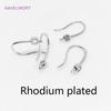 Multi Sizes 14K Gold Plated U Shape Earring Hooks Fittings Inlaid Zircon Ear Wire Hooks For DIY Jewelry Making Accessories Craft