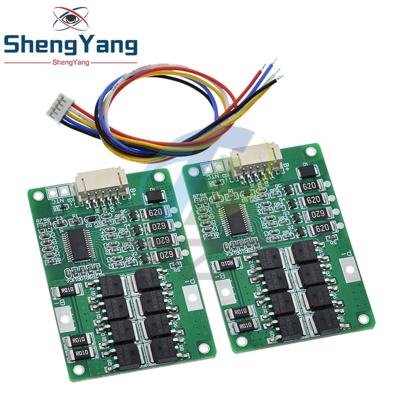 TZT 4S 20A 12.8V 14.4V 32650 32700 Lifepo4 Battery Balanced BMS for Electric Boat Uninterrupted Power Supply 12V Car Battery