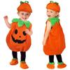 Props Costumes Outfit Halloween Costume Party Masquerade Cloth Pumpkin Costume With Hat and Bag