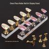 Japanese Style Transparent Acrylic Nail Art Display Stand with Magnetic Base