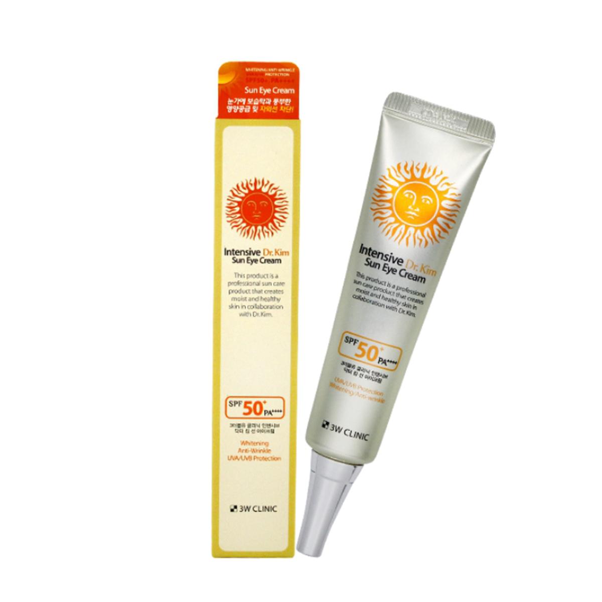 

3W Clinic Интенсивный крем для глаз Dr.Kim Sun (40 мл 1,35 жидких унций.) SPF50 + / PA ++++ Regular белый