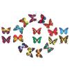 12cm Double-Layer PVC Simulation Butterfly for Garden Decoration and Floral Arrangements