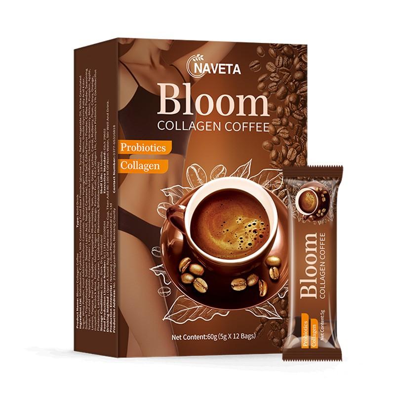Caffè al Collagene — Solo Caffè, Collagene e Probiotici, Senza Zuccheri Aggiunti, 10 Bustine, Solo Acqua Calda