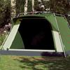 Vidaxl Family Tent, Cabin, 4-Person, Green, Quick Setup