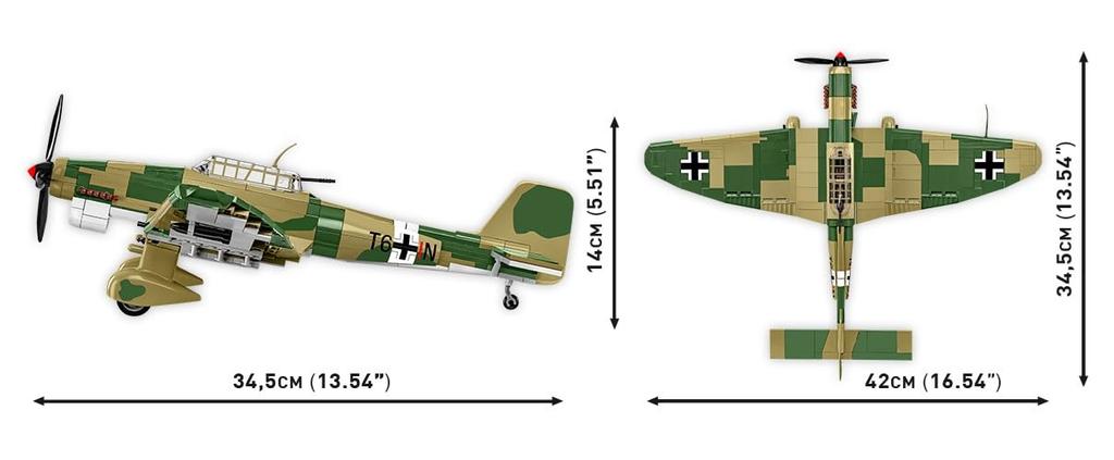 Cobi Historical Collection #5748 Junkers Ju-87 B-2 Stuka (German Army) 1/32 scale
