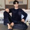 Men's Winter Pajamas Set - Thick Coral Fleece and Velvet Warm Flannel, Large Sizes Available