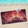 Video Game H-Helldivers Microfiber Printed Beach Towel Mountain Climbing Yoga Beach Swimming Running Absorbent Soft Towel