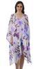 Moomaya Georgette Short Caftan Midi Dress Beach Swimwear Cover up Womens