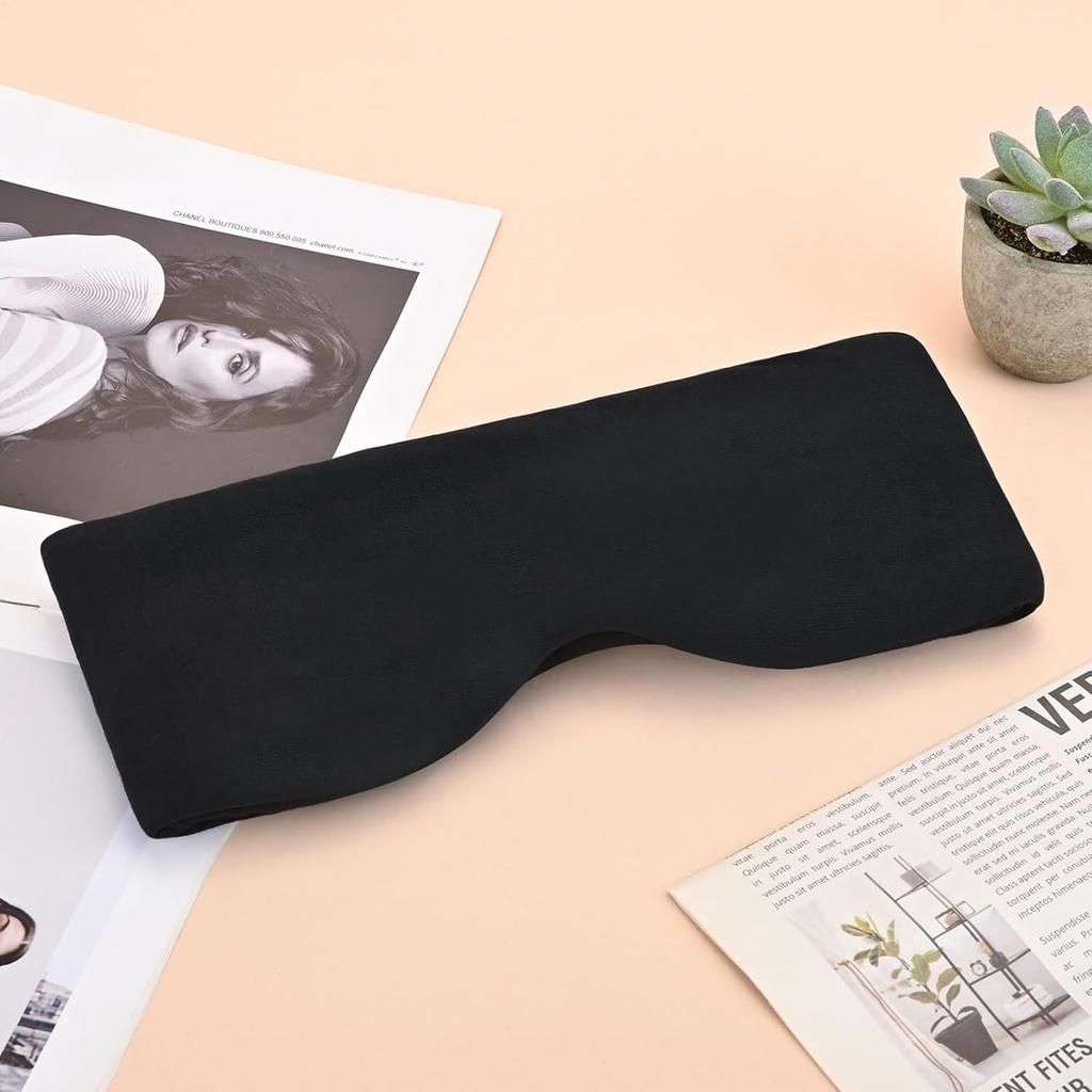 3D -Kontur -Reisekissen 100% Blackout Zero Augendruck Schlafmaske Weiches Verstellbares Reisungszubehör Flugzeug Flugzeug