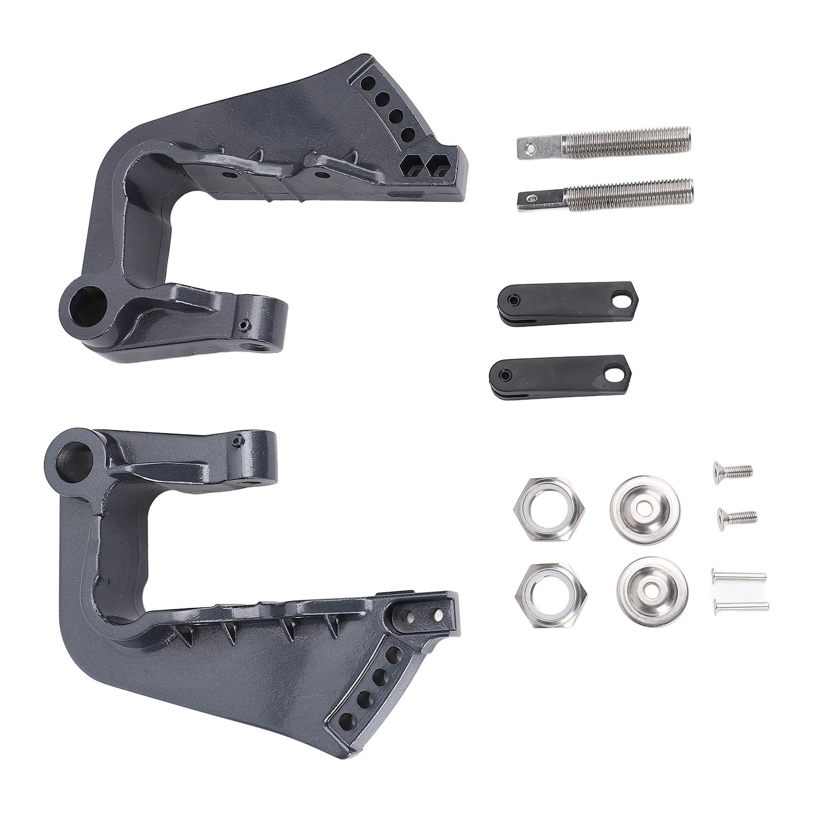 

Outboard Motor Bracket Clamp Set 63V 43112 07 4D Strong Structure Steel Alloy Replacement for 15MSHC 9.9MSHC F15ELHC