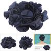 Women Children Flower Shape Fashion Elastic Swiming Hat Long Hair Swim Cap (Blue)