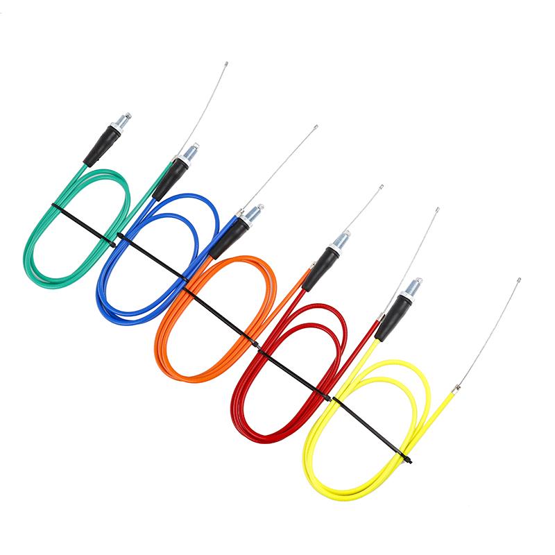 Universal Motorcycle 1000MM/1200MM Straight Head Gas Throttle Cable For SX EXC TC TE KXF CRF YZF WR YZ RM ATV Dirt Pit Bike MX Throttles 2