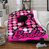1pc Barbie, Doll Flannel Throw Blanket Soft, Warm & Cozy for Couch, Bed, Office, and Travel Versatile All Season Gift, Christmas present