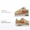 Air Max 1 SE GS Hueso Claro Cáñamo Zapatillas para Niños Marrón Topo Malva Ahumado FZ5530-020