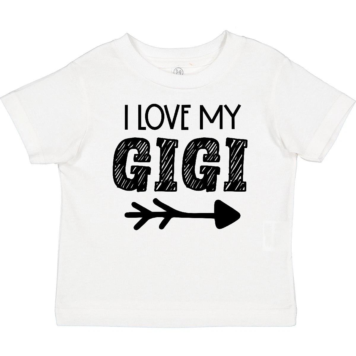 Inktastic I Love My Gigi With Arrow Baby T-Shirt Mothers Day Grandma Great Kids 100