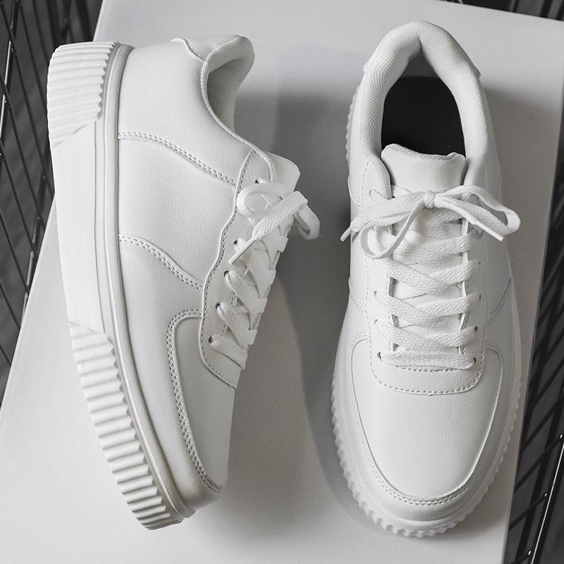 

2025 summer new large size men s casual flat baseplate shoes fashion white shoes couple low-top sports shoes 50