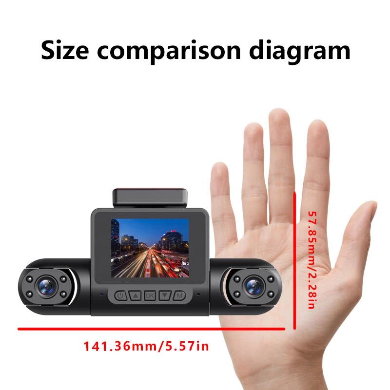 3/4 Channels Car DVR New 1080P HD Dash Cam for Cars Video Recorder Night Vision 2.0 Loop Recording Black Box Car Assecories