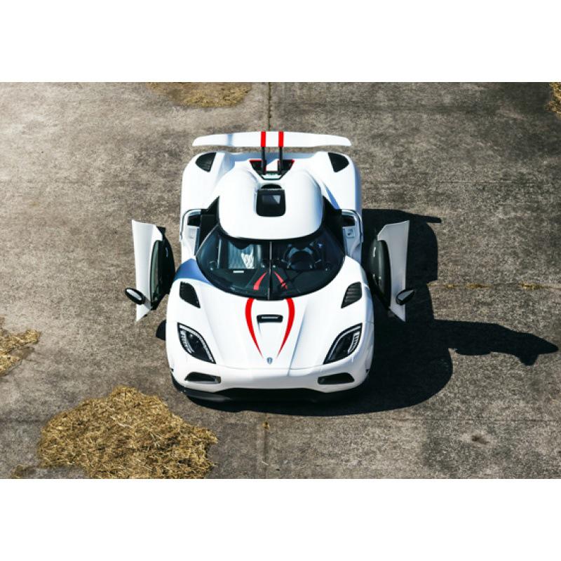 Plakát luxusního vozu Koenigsegg - Zarámovaná nástěnná umělecká dekorace