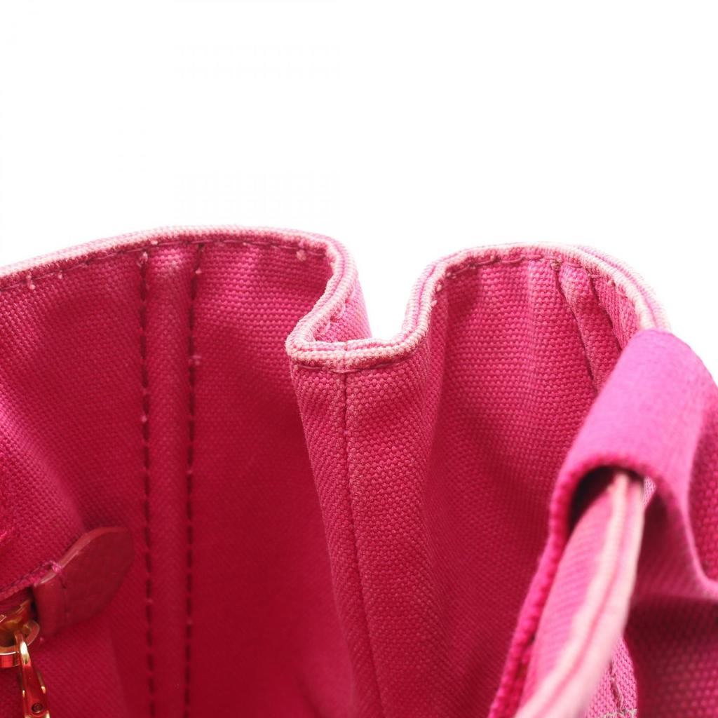 Used PRADA CANAPA Canapa Mini Tote Bag BN2439 Canvas Pink Used Women