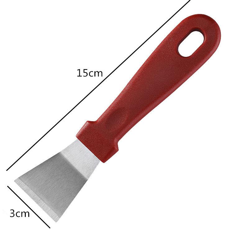 

Лопатка для удаления паров масла, прямоугольная, из нержавеющей стали, с дном кастрюли, маленькая лопатка, кухонный инструмент, лопатка для удаления льда, многофункциональный скребок, лопатка для очистки масла AVE