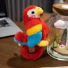 Zoo Pop Bracelet Plush Toy Set, Parrot Flamingo Red Panda Stuffed Animals, Kids Toys Gifts, Pop Wristbands