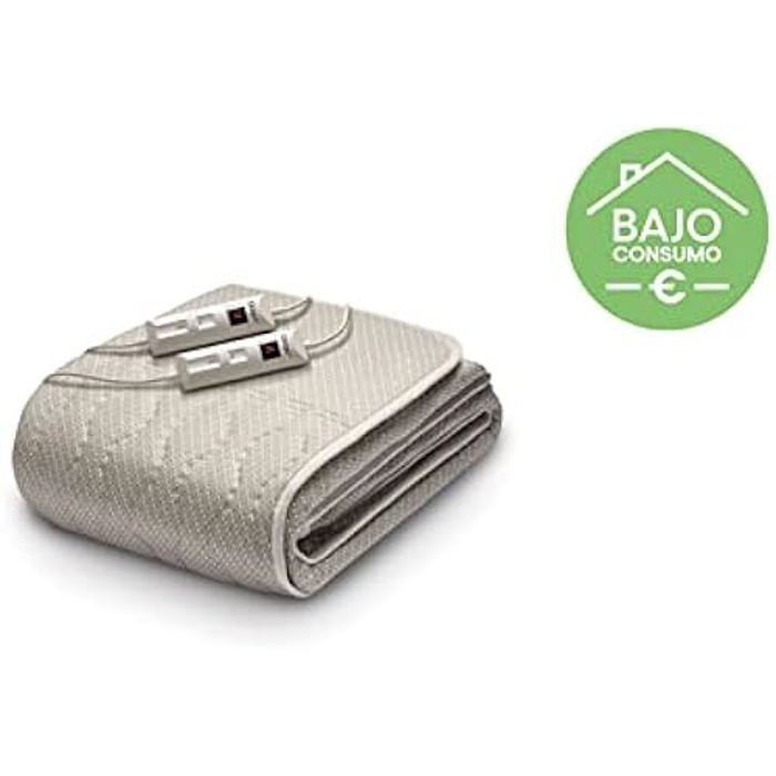 Chauffe-lit - DAGA - Modèle Sommeil Chaud - Tissu Ultra Doux - Hypoallergénique - 2 Niveaux De Chaleur