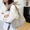 Bowknot Nylon Dumplings Bag Korean Style Cloud Bag Casual Handbag  Portable