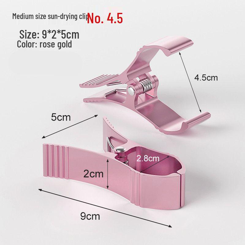 Extra-Large Windproof Aluminum Quilt Clips for Outdoor Drying
