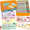 30 Read And Rhyme Flip Books, Word Families Flash Cards, Abc Vocabulary Flash Cards, Educational Reading Games
